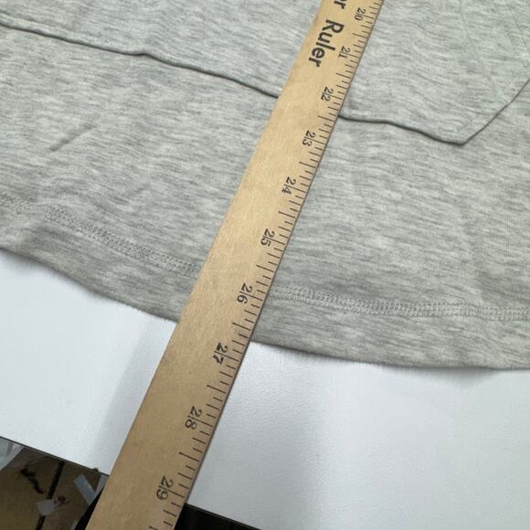 Thread & Supply Sweater Women X Small Grey Soft Knit Cowl Funnel Neck Pockets - Picture 6 of 7